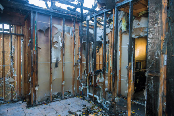 Professional Fire Board Up technician working in Whitehouse Station, NJ